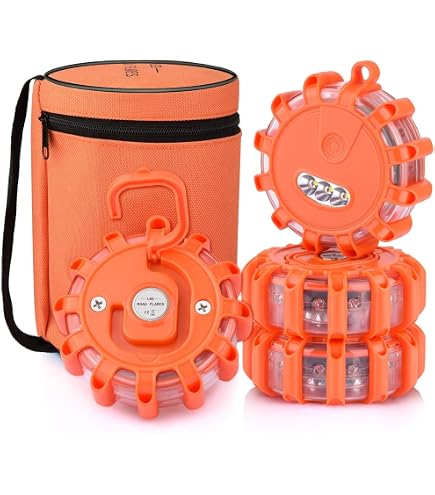 Kit Urgence Voiture - 2 Triangles Avertissement + 2 Gilets Réfléchissants