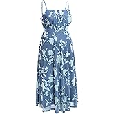 Plus Size Cocktail Dresses - Velvet Party Summer Formal Wedding Guest Sleeveless Spaghetti Strap Floral Midi Dress