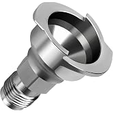 S27 Spray Paint Gun Adapter Fit for 3M PPS 2.0 Spray Cup System, 26119 | 16 mm Male 1.5 mm Thread Paint Gun Cup Adapters, Compatible with Graco Snap-On TranStar DeVilbiss Binks Matco Spray Gun