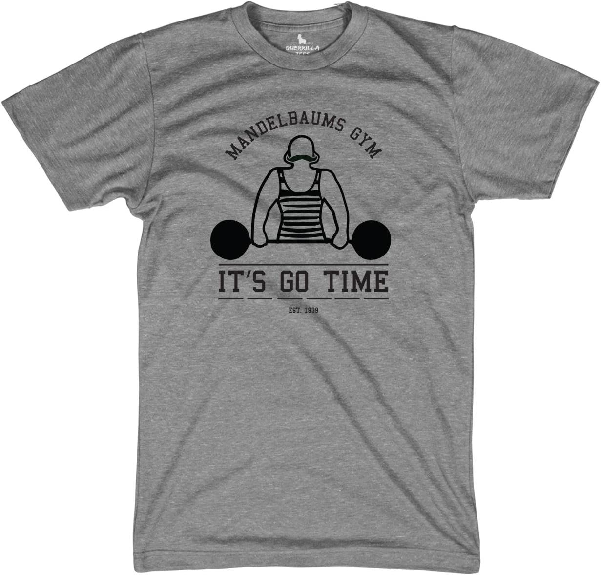 Mandelbaums Gym Funny Graphic tees Workout and Weightlifting tv Shirt