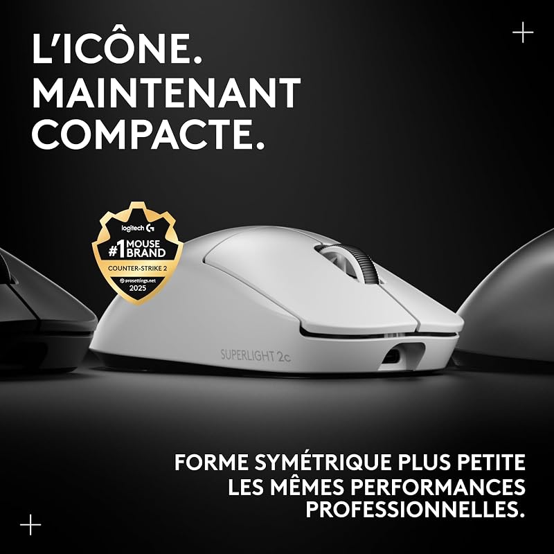 PRO X SUPERLIGHT 2c, souris gaming sans fil (Blanc)