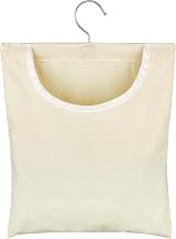 Vicloon Hanging Peg Bag with Hook, 30x26cm, Durable Canvas Clothespin Organizer
