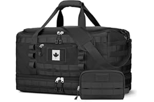 ETRONIK Travel Bag for Men, Tactical Duffle Bags & Weekender Bag for Travel with Toiletry Bag and Shoe Compartment, Carry on 