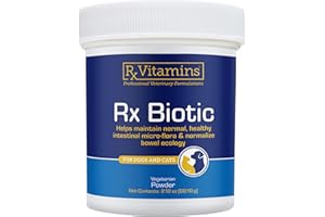Rx Vitamins Rx Biotic - Probiotic Powder for Dogs and Cats - Cat Digestive Support & Probiotic for Dogs Gut Health - Dog Probiotics for Digestive Health - 2.12oz
