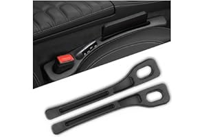 Lumivibe Car Seat Gap Organizer, 2-Pack Universal Gap Filler | Prevents Phone, Keys & Cards from Falling Between Seats | for 