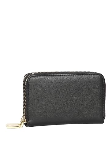Bagkok Womens Polyester PU Wallet (Black, Free Size)
