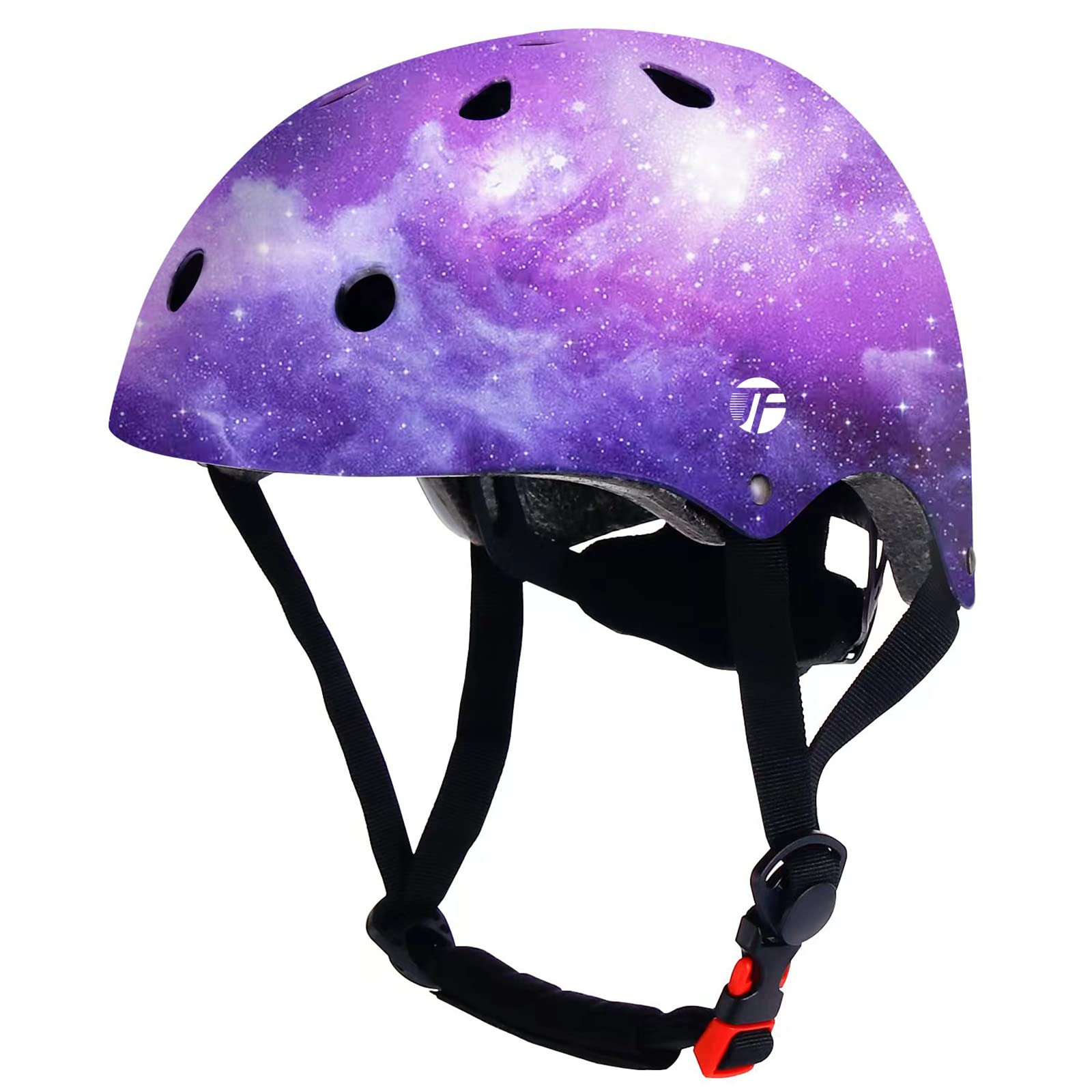 Photo 1 of JEEFREE Adjustable Color Gradient Toddler Kids Bike Helmet for 3-5-8-14+Ages Girls Boys.Skateboard Bicycle Toddler Helmet 2-4 Years for Multi-Sports Cycling Scooter Inline Roller Skates Rollerblading