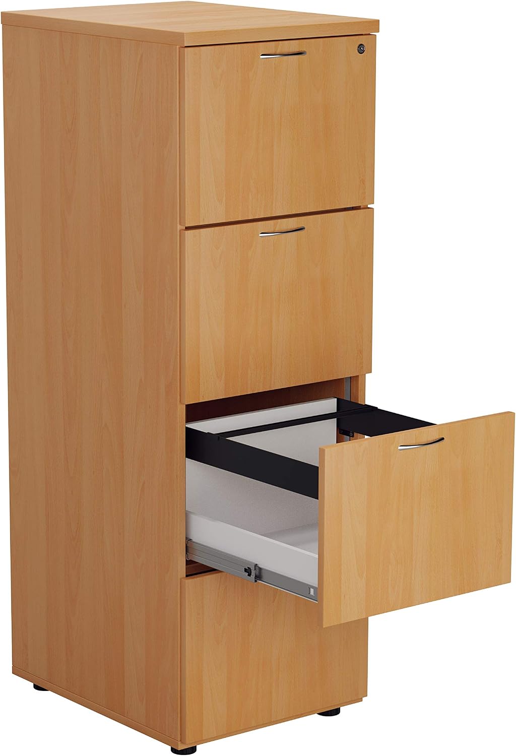 Office Hippo Heavy Duty Filing Cabinet, Robust File Cabinet, Office Cabinet with Anti-Tilt Mechanism, Lockable Filing Cabinet - Image 5