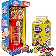 Gumball Machine for Kids" - Coin Operated Bubble Gum Machine and Toy Bank -10.50" Inch Tall Spiral Fun Gumball Bank Machine Candy Machine Dispenser Includes 150 Gum Balls - Great Candy Dispenser Machine Gift Toys for Girls and Boys
