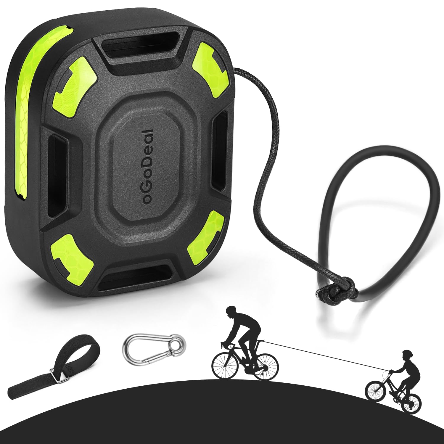 Bicycle Tow Rope Children, oGoDeal Retractable Towing System Bicycle Accessories, 2.5 m Bike Bicycle Tow Strap Pull System Accessories for Children's Bicycle