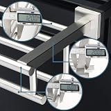 Sayayo Towel Rail Wall Mounted 16 Inch Brushed Nickel SUS304 Bathroom Shelf view 7