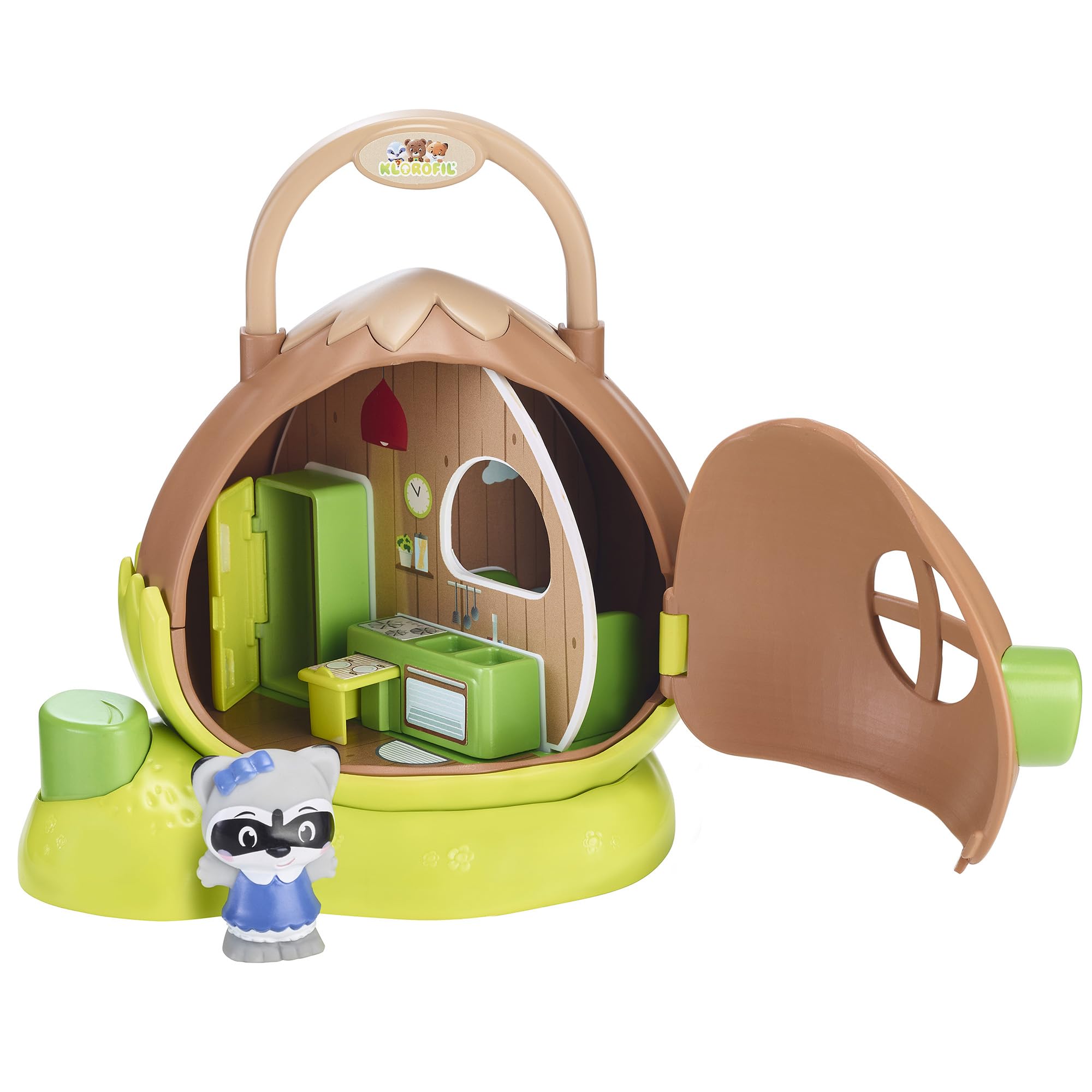 Klorofil - Mini universe hazelnut house - 3 pieces to discover - develops imagination and motor skills