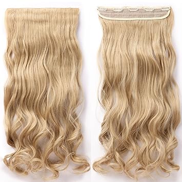 Amazon Com S Noilite 24 26 Straight Curly 3 4 Full Head One