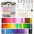 TAVOLOZZA 60 Colors Polymer Clay Set, 1oz/Block Oven Bake with 19 Sculpting Clay Tools and 14 Kinds of Different Accessories, Non-Stick, Non-Toxic, Ideal DIY Gift for Kids