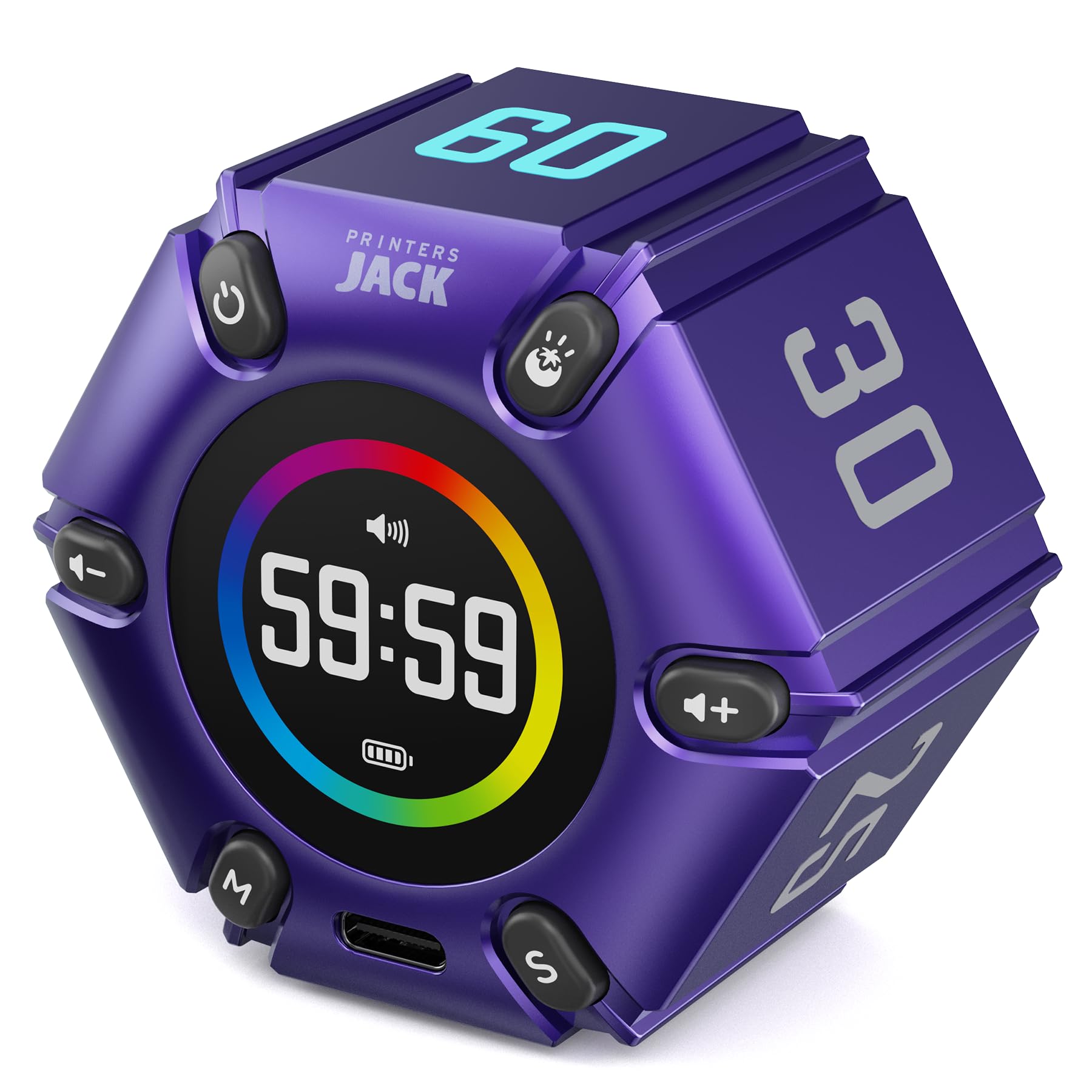 Printers Jack, Productivity Cube Timer, Visual