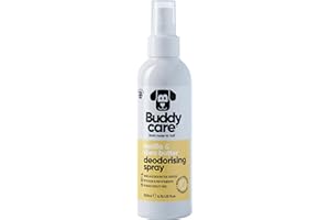 Buddycare Dog Deodorising Spray - Deodorising Spray for Dogs - With Aloe Vera and Pro Vitamin B5 (Vanilla & Shea Butter, 200ml)