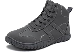 HOBIBEAR Unisex Wide Barefoot Boots for Mens Womens Hiking Outdoor Walking Shoes