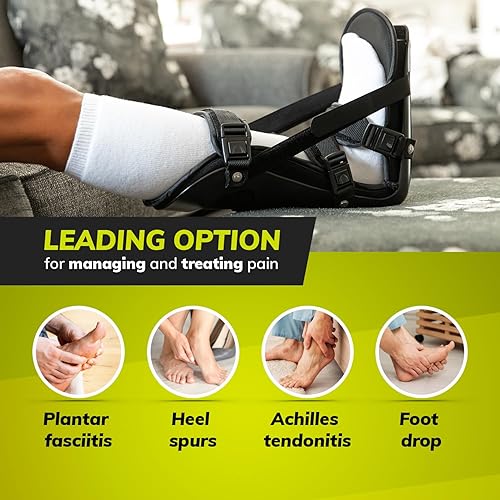 BraceAbility Sleeping Stretch Boot Plantar Fasciitis Night Foot