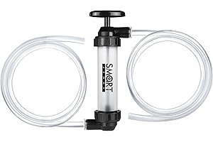 SMART JERRY - Cordless Fuel Transfer Pump | Gas Siphon Pump for Gasoline | Gas Syphon Hand Pump | 3 GPM High Flow | Transpare