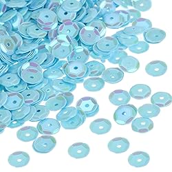 MECCANIXITY Iridescent Sequins 2400Pcs Cup Sequins