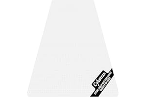 Cybstrax Office Chair Mat for Carpet Floor, 0.1" Thick 96" x 48" Heavy Duty Chair Mats for Low Pile Carpet, Under Desk Protector Carpeted Floors Mat for Work (Transparent, Rectangular)