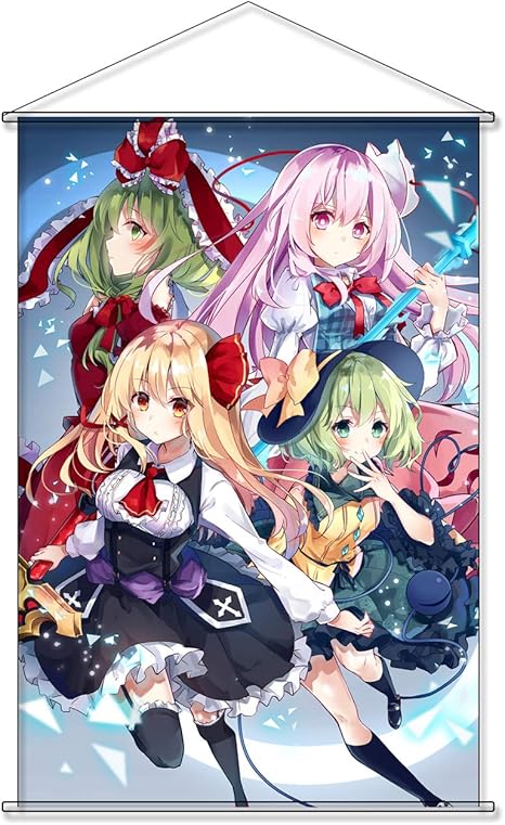 Amazon Co Jp Nijigen Club タペストリー 東方project 東方プロジェクト 古明地こいし こめいじこいし 風見幽香 かざみゆうか 秦こころ はたのこころ ポスター 掛ける絵 巻物 軸物 アニメ 漫画 可愛い アニメ おしゃれ 萌え カスタム可能 90cmx60cm ホビー