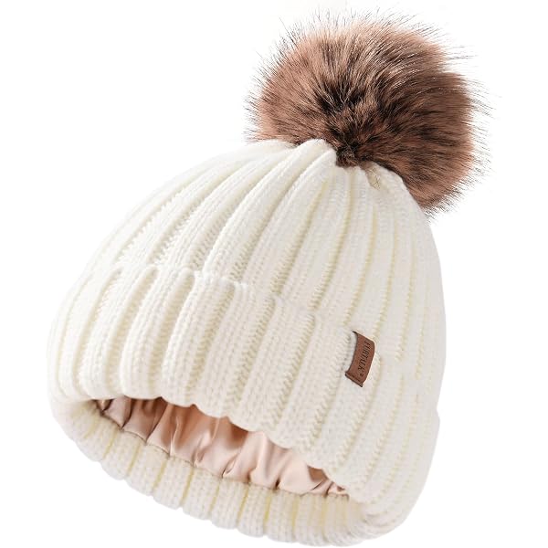 New! Super Cute Genuine Fox Pompom Hat. Soft and warm. Luxurious Cashmere Beanie With Fox Fur Pom Pom | Cozy, Soft  main image 4
