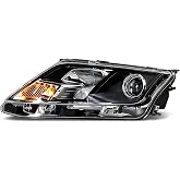 munirater Headlight Assembly Halogen w/o Bulb Replacement for Fusion 2010 2011 2012 Left Headlamp Driver Side 9E5Z13008B