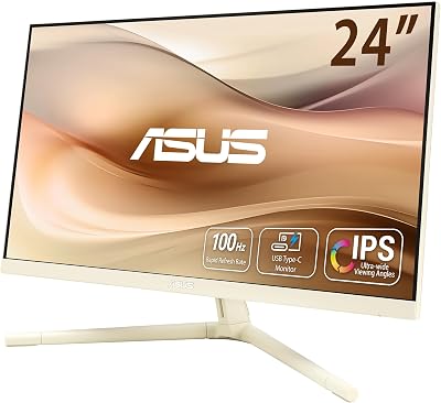 ASUS VU249CFE Eye Care Gaming Monitor 24 inch IPS 100 Hz USB-C PD 15W