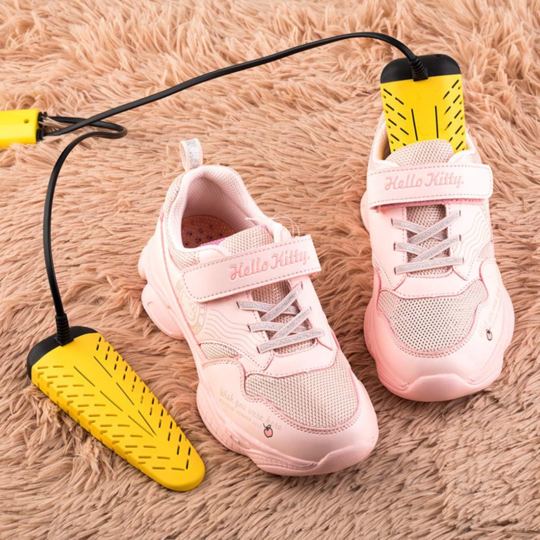 Tumecos Shoe Dryer Boot Dryer Portable Rack and Timer For Gloves, Hats, Boots, Yellow 2- Children, Medium: Shoes