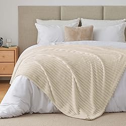 BEDELITE Fleece Throw Blanket for Couch, 300GSM