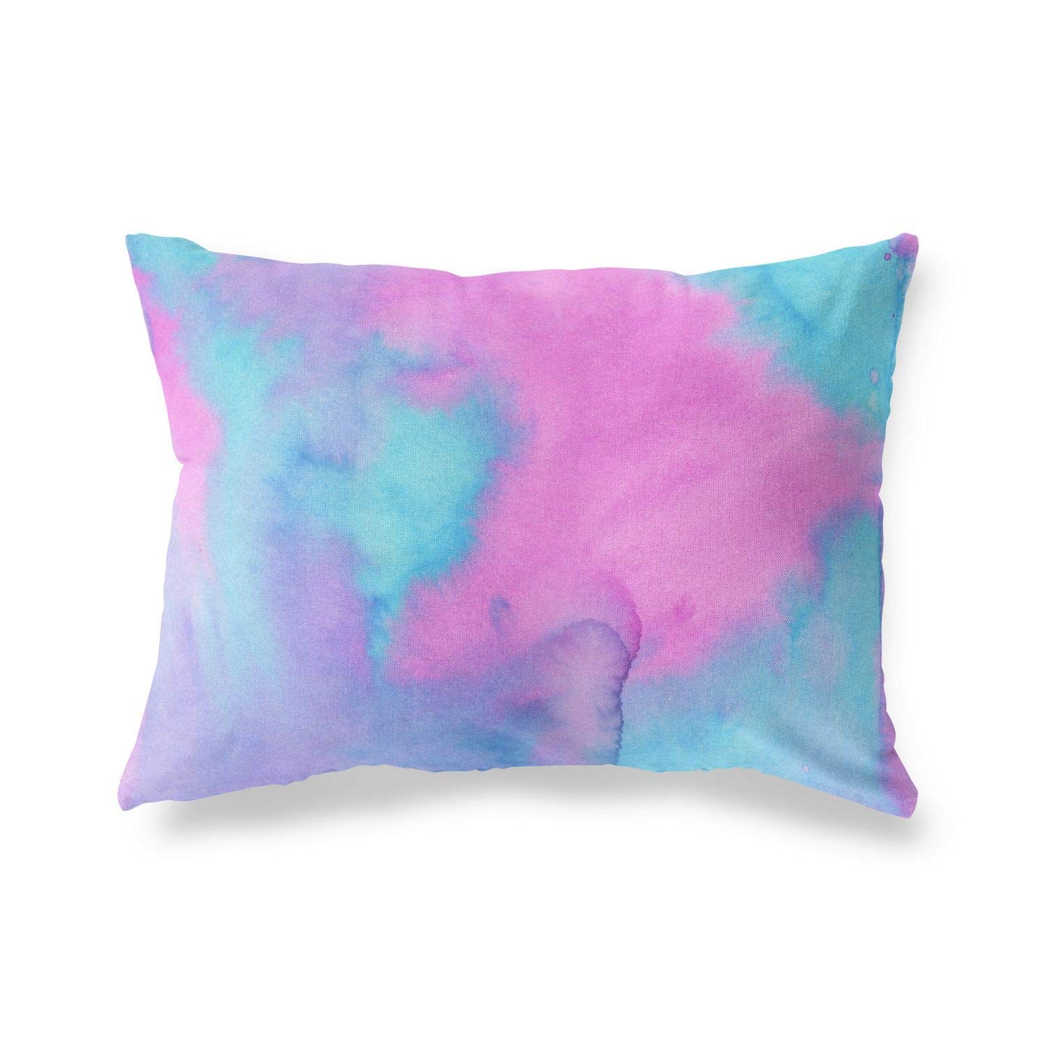 Bonamaison Decorative Cushion Cover Watercolor Theme, Throw Pillow Covers, Home Decorative Pillowcases for Livingroom, Sofa, Bedroom, Size:35x50 Cm - Designed and Manufactured in Turkey