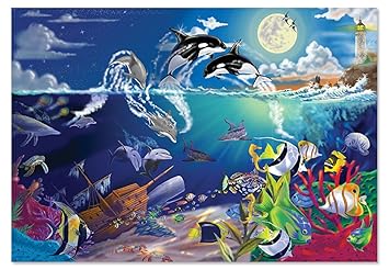 Melissa & Doug Underwater Playground Jigsaw Puzzle 200-Piece