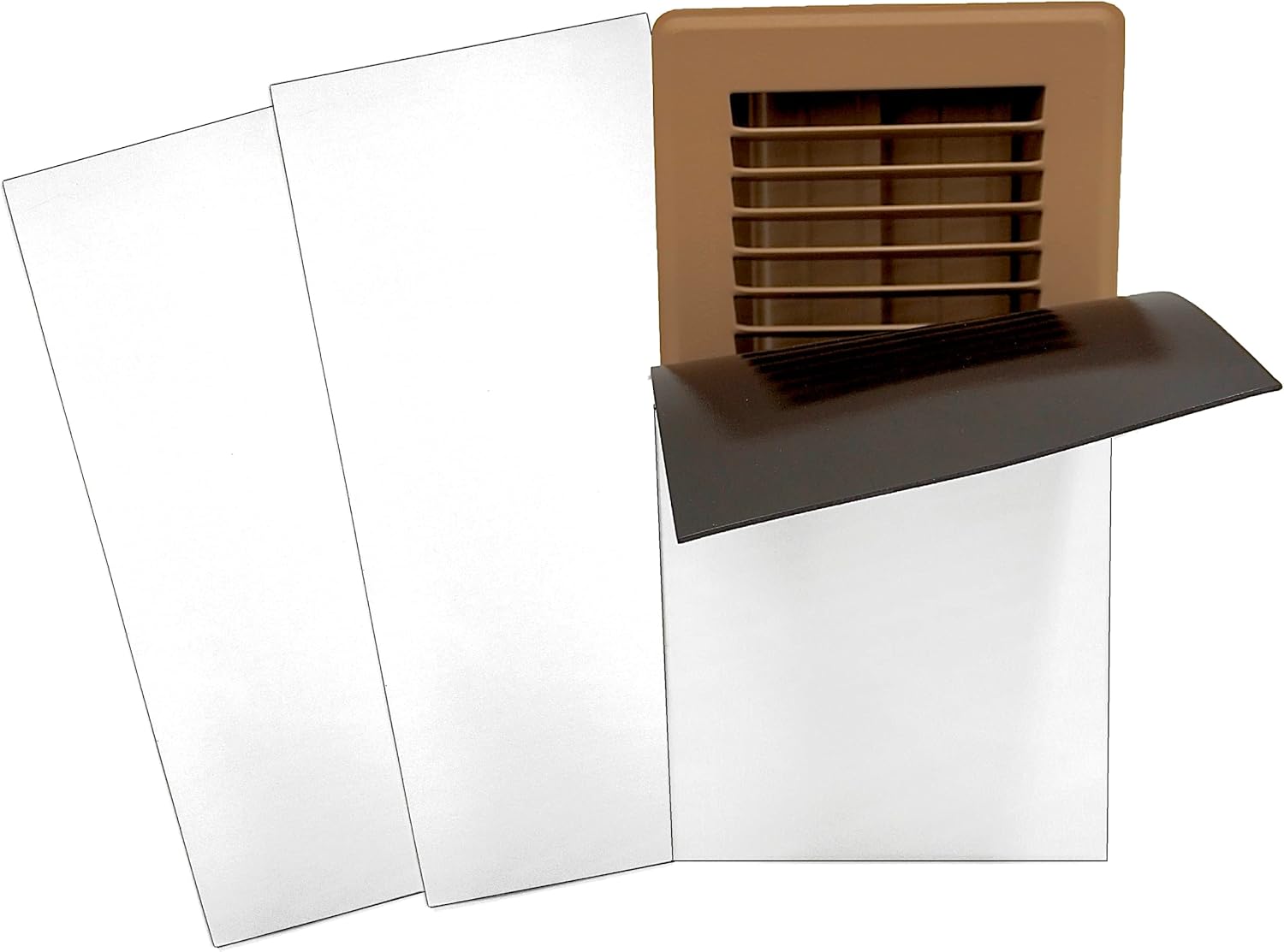 Registers, Grilles & Vents - MODERN WAVE - Extra Thick Magnetic Air Vent Covers for Ceiling/Wall/Floor 3-Pack (5.5