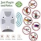 Zurato Ultrasonic Pest Repellent for Kitchen, Living Room, Office, Electronic Bug Repellent Reject Ant, Mosquito, Rate, Rodent, Insect, Bed Bug, Rodent, Lizard, Spiders, Fly, Pet Safe, Eco-Friendly