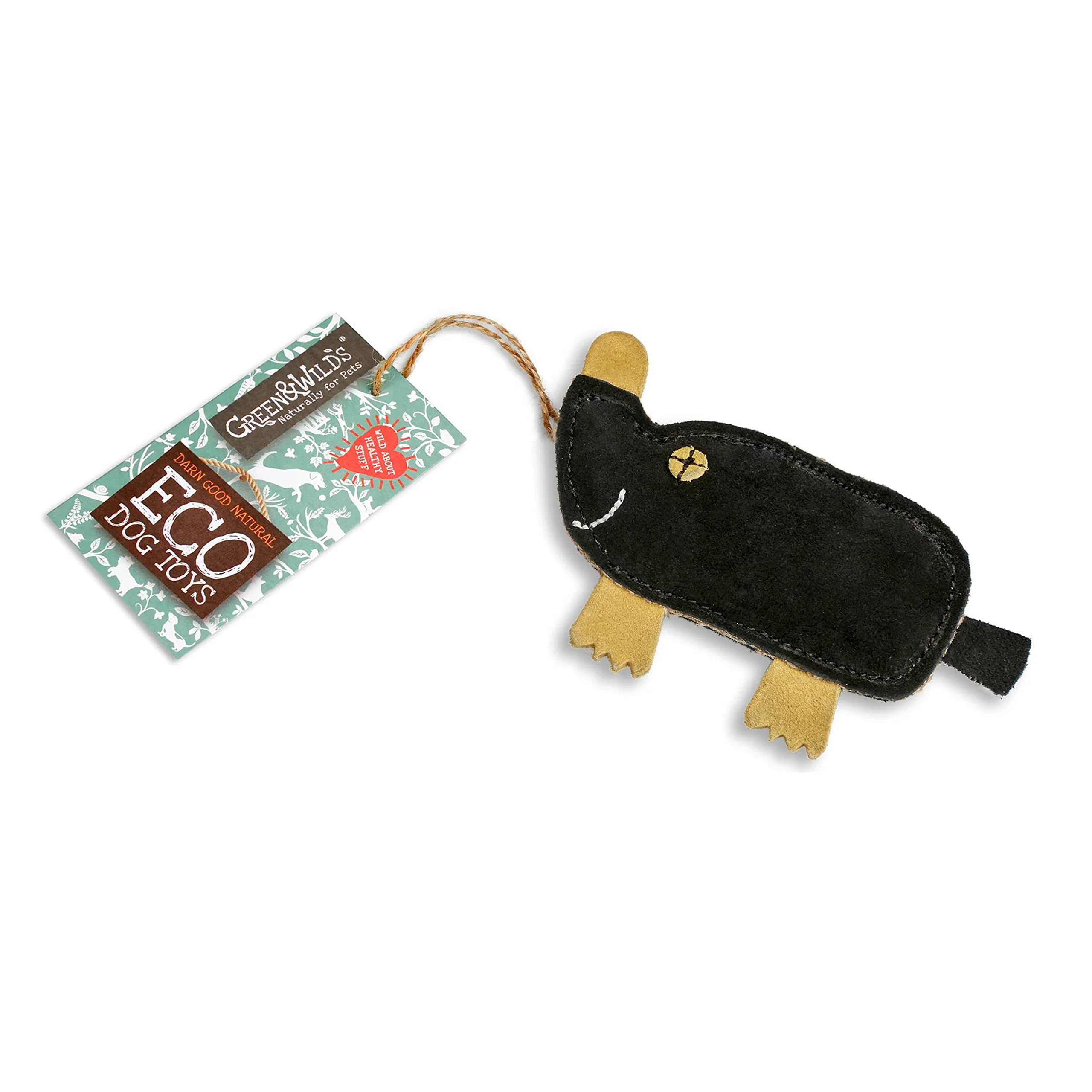 Green & Wilds Eco-Friendly Natural Dog Toy - Maggie the Mole