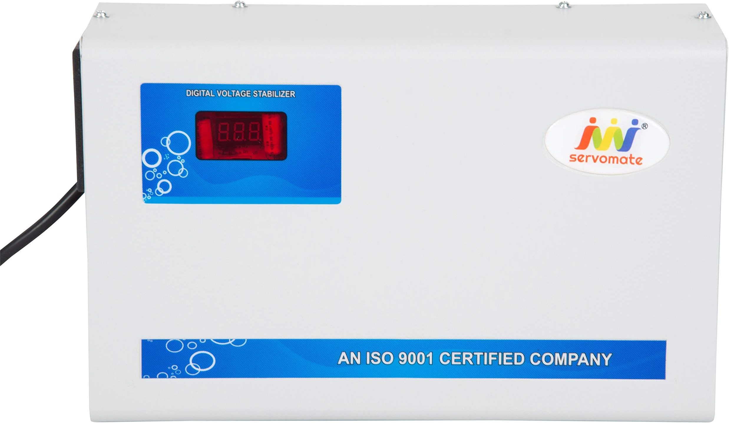 servomate 5KVA (90v-300v) Automatic Voltage Stabilizer Upto 2 ton AC ( White, Ivory )
