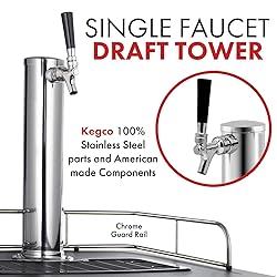 Kegco Kegerator Full Size Keg Refrigerator - Single