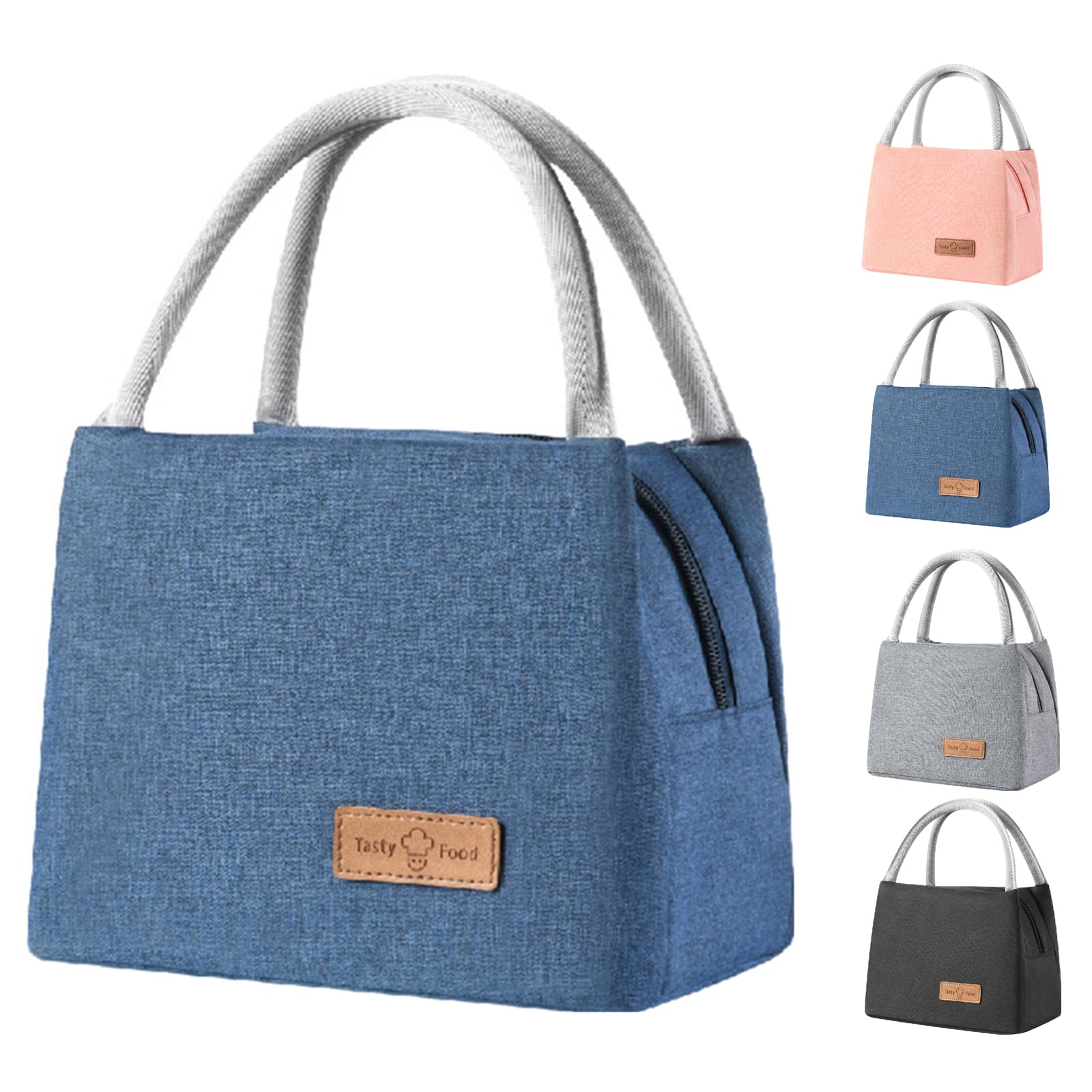 WUWYOUWL Insulated Lunch Bag, Flamingo Insulated Tote Bag Wide Open Insulated Cooler Bag Water-Resistant Thermal Leak-Proof Lunch Organizer for Adult Kids Outdoor Picnic Work