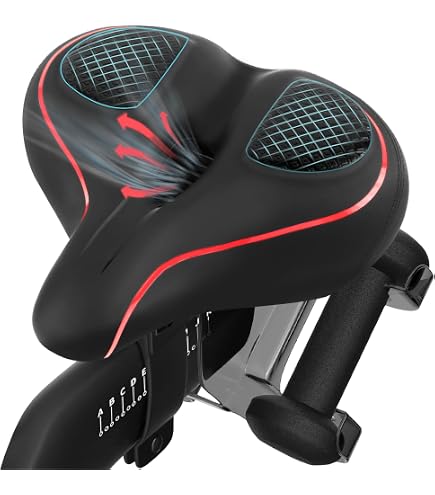 Siège De Vélo Universel Grand Confort Avec Dossier - Selle Large Noir - Parfait Pour Vélo Cruiser
