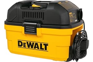DEWALT DXV04T Portable 4 Gallon Wet/Dry Vacuum, Yellow