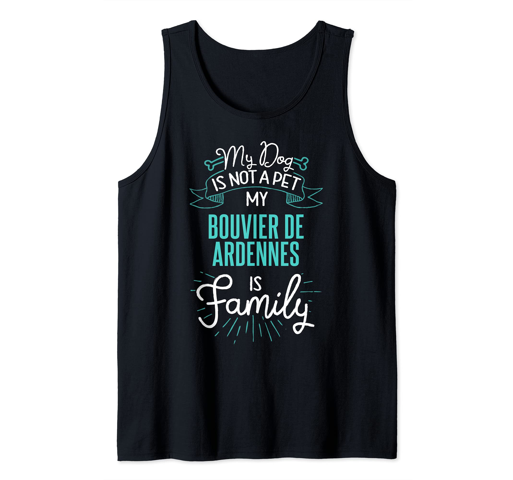 Cute Bouvier De Ardennes Design Family Dog Giftn Tank Top