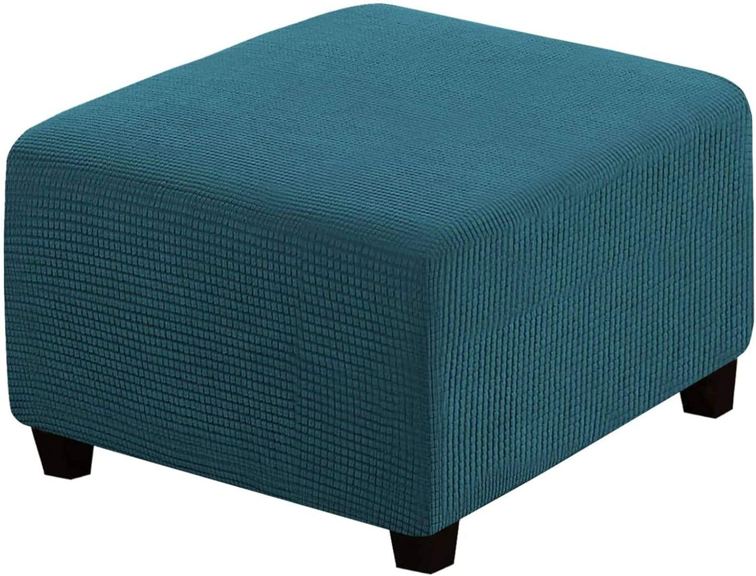 Stretch Ottoman Cover, Ottoman Slipcovers Square Storage Stool