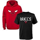 NBA Kids Youth 8-20 Team Color Performance Primary Logo Pullover Hoodie Sweatshirt & T-Shirt Combo Set