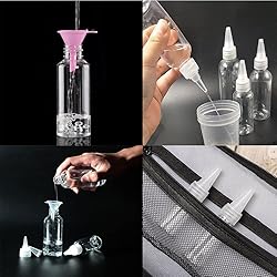 5pcs 10-250ml Refillable Bottles Squeeze Bottles