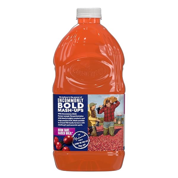 OCEAN SPRAY® CRAN X PASSIONFRUIT, CRANBERRY PASSIONFRUIT JUICE DRINK, 64 FL OZ BOTTLE