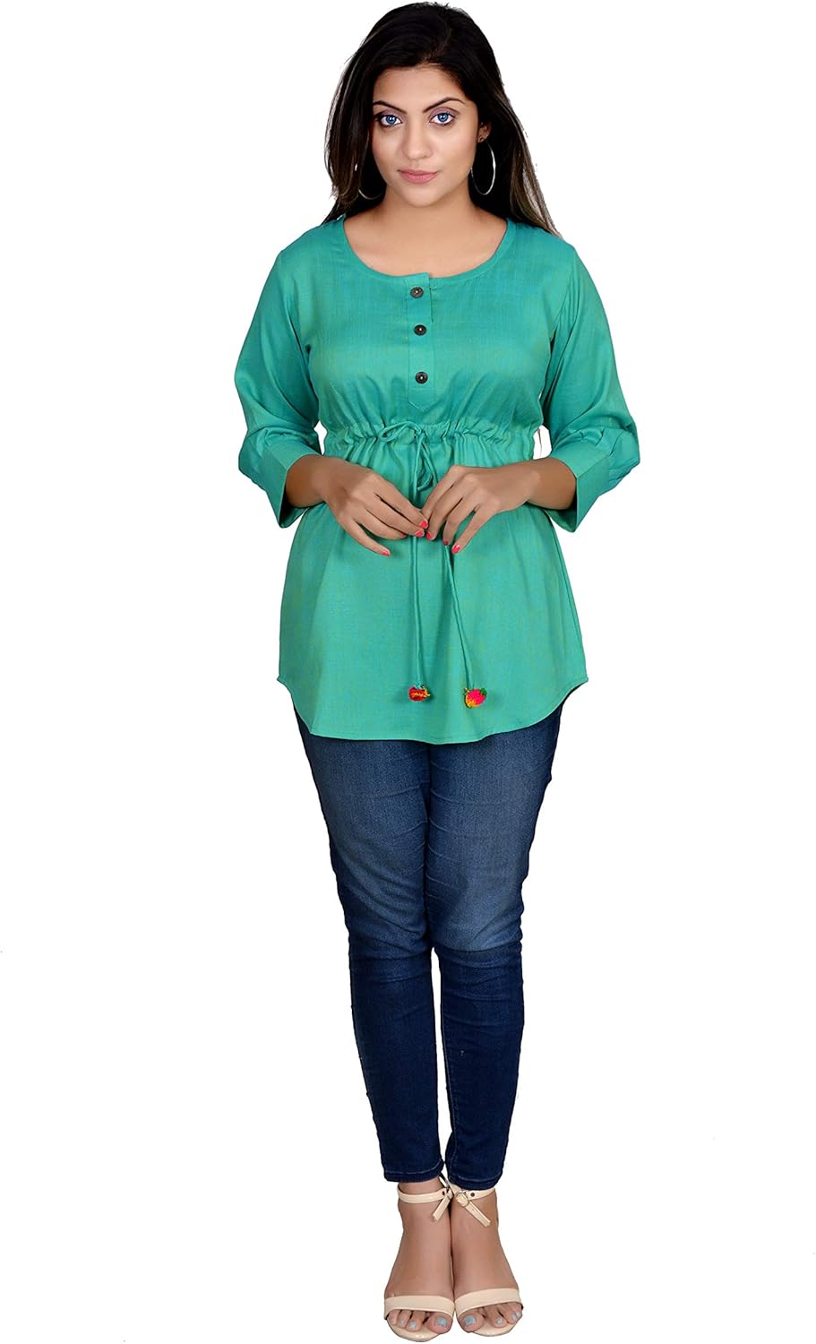 Buy Mollismoons Short Kurti For Women Western Kurtis For Women Designer Tops For Women Top For Women Western At Amazon In