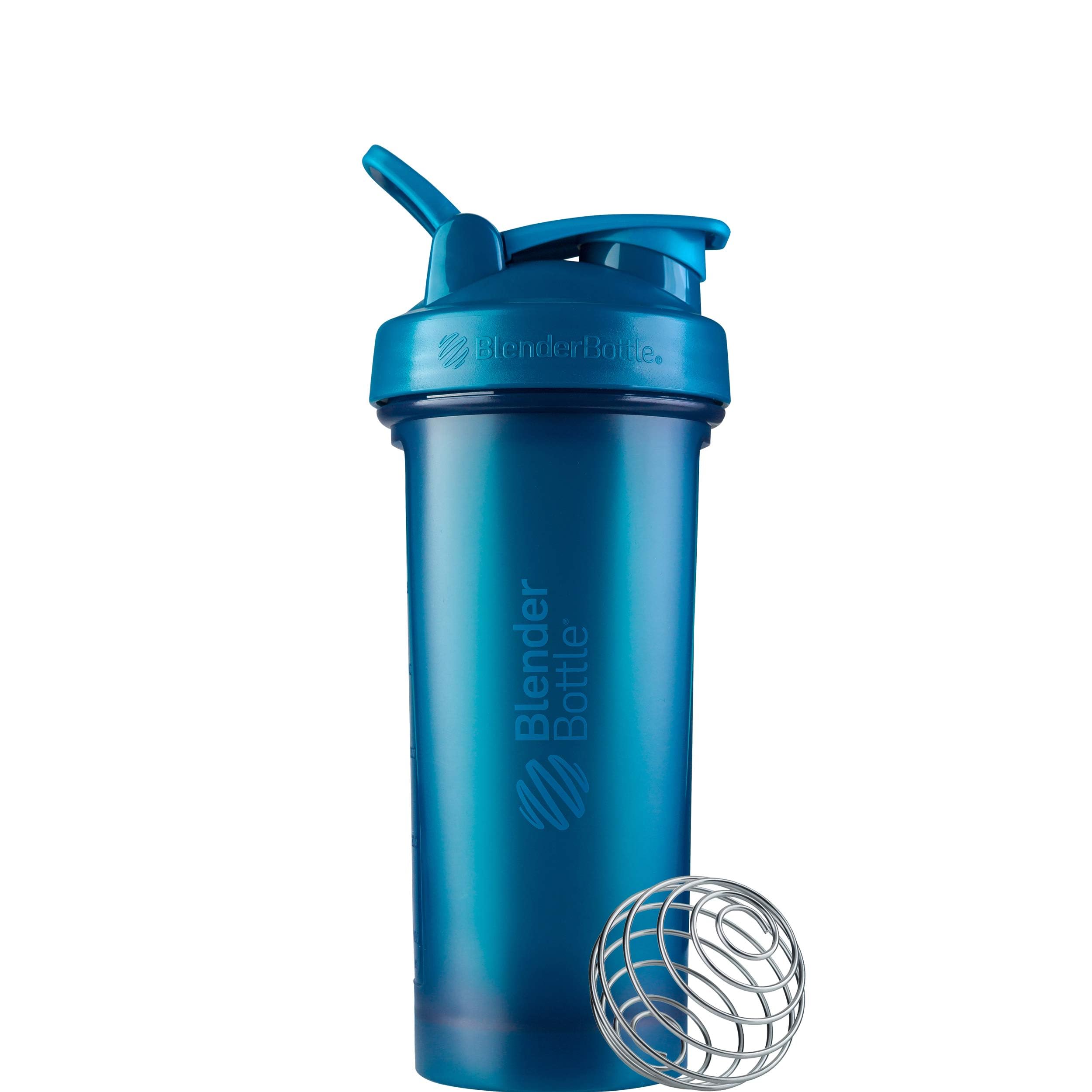 Photo 1 of BlenderBottle Classic V2 Shaker Bottle Perfect for Protein Shakes and Pre Workout, 28-Ounce, Ocean Blue