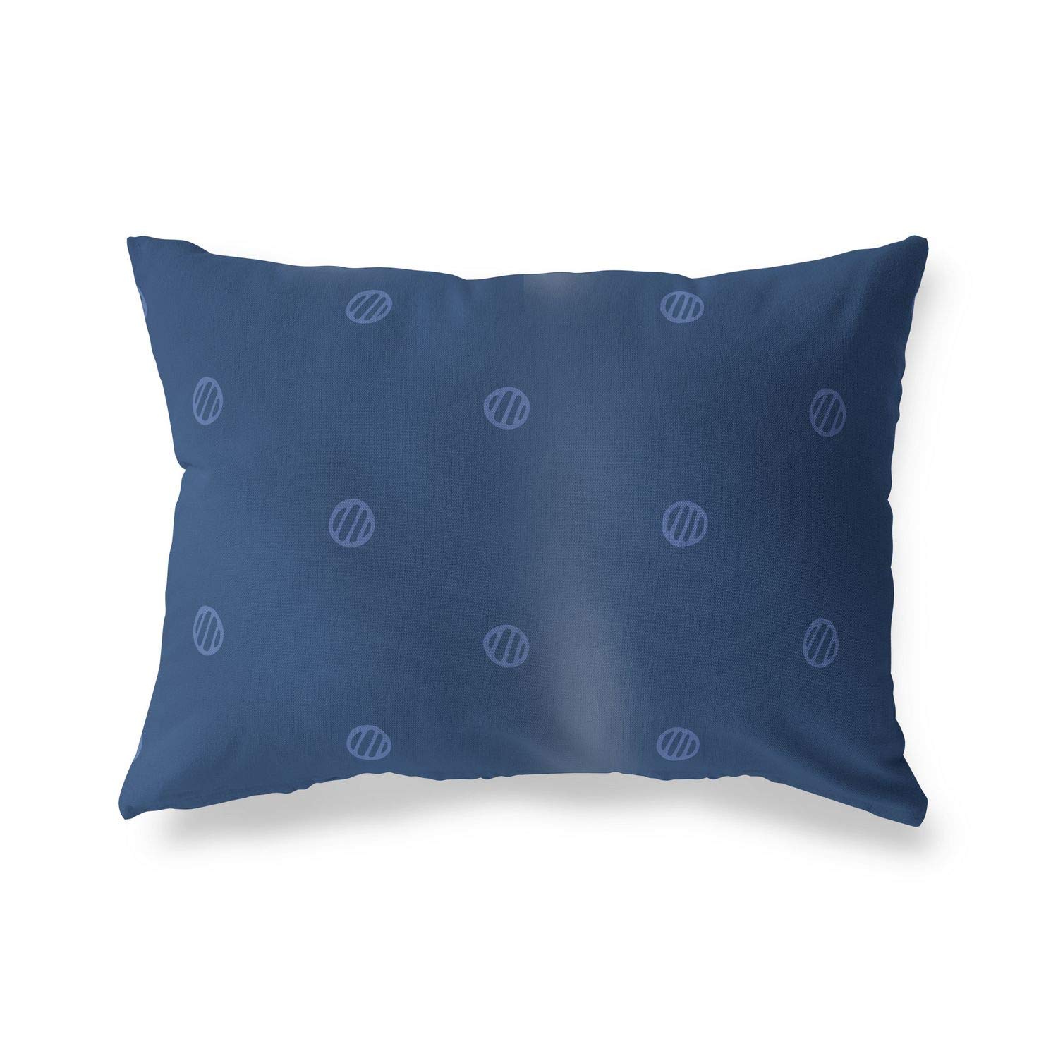 BonaMaison Decorative Cushion Cover, Blue Throw Pillow Covers, Home Decorative Pillowcases for Livingroom, Sofa, Bedroom, Size: 45X60 Cm - Designed and Manufactured in Turkey