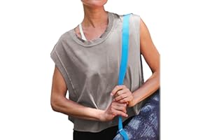 Ainangua Oversized Tank Top for Women Sleeveless Athletic Cropped Activewear Workout Yoga Gym Tops